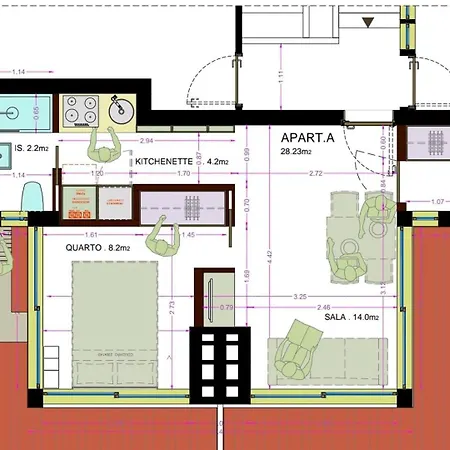 Apartament Viva - Seu Refugio Urbano!